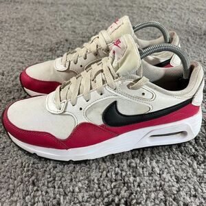 Nike Air Max SC Running Shoes Womens 8.5 White Pink Casual Lifestyle Sneakers